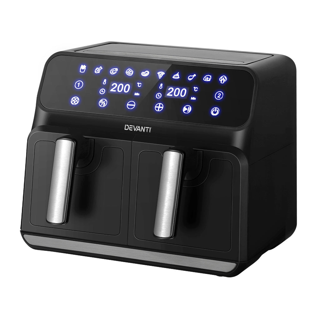 Devanti 8L Dual Zone Air Fryer – Healthy, Fast & Family-Sized | EasyFryAU